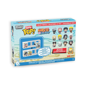 Funko Bitty Pop! Naruto Shippuden: Tenten, Madara (6th Paths), Might Guy, Itachi Uchiha, with a 1 in 6 Chance for Naruto (6th Path) - 0.9 Inch (2.2