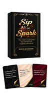 Sip or Spark Couples Card Game, a romantic twist on Truth or Dare,120 cards, Date Night Cards for Two, Relationship Challenge Deck, Funny Questions