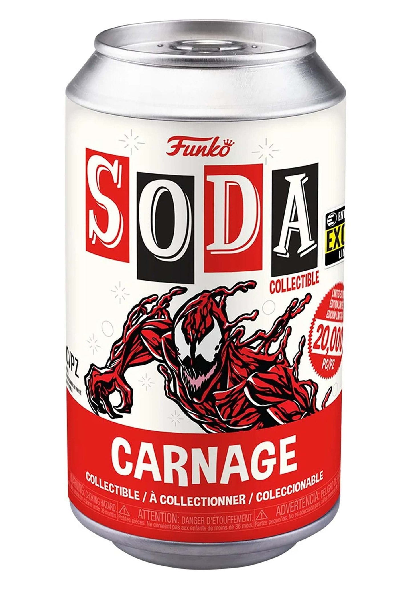 Marvel Carnage Soda Vinyl Figure - Entertainment Earth Exclusive