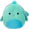 Squishmallows Original 7 Inch Cascade Teal Turtle with Tie-Dye Shell - Official Jazwares Plush