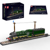 Mould King 12044 Flying Scotsman Steam Locomotive Model Building Kit, 1766+ Pieces Large Scale Train Set with Display Tracks and Freight Car, Assembly