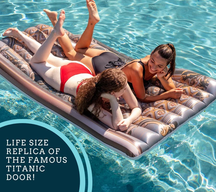 The Original Titanic Movie Pool Float- 48"x 84" Inflatable 2-Person Raft