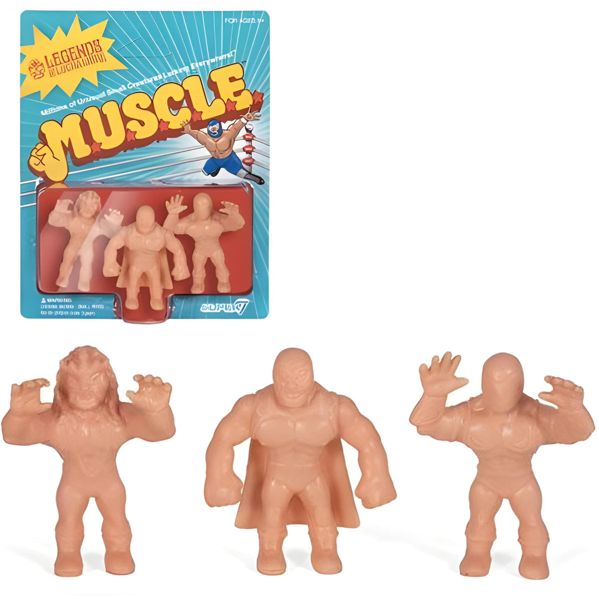 Super7 Legends of Lucha Libre M.U.S.C.L.E. Mini-Figure Set | Pack A
