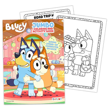 Bluey Coloring and Activity Book Set - Bundle for Kids with Coloring Pages, Activity Sheets, Play Pack, Stickers, Game, Puzzles, More | Bluey Coloring