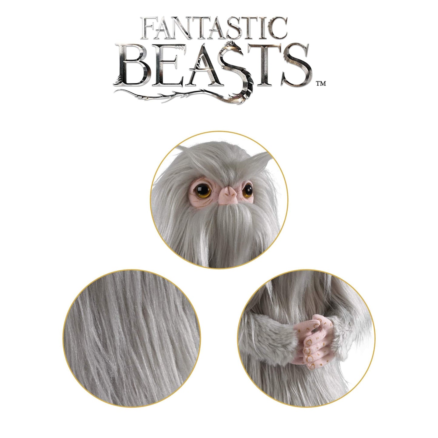 The Noble Collection Fantastic Beasts Demiguise Collector Plush