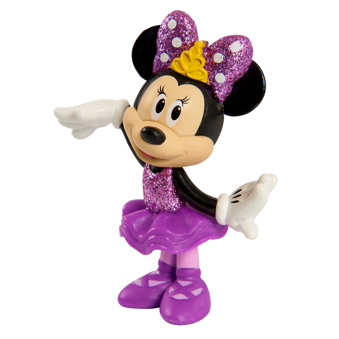 Disney Junior Minnie Mouse 3-inch Collectible Figure Set, 5 Piece Set, Easter Basket Fillers, Gifts, Presents, Kids Toys for Ages 3 Up by Just Play