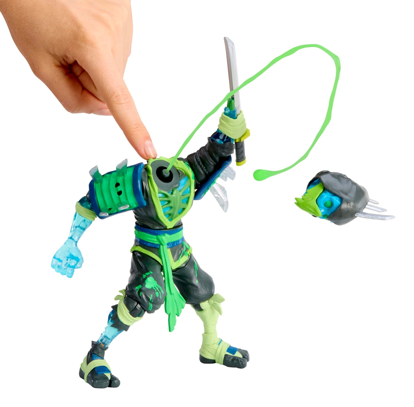 Ninjombie Action Figure - Sword Lord, Boys Action Ninja Zombie Slime Monster Action Figure, Ages 6 +