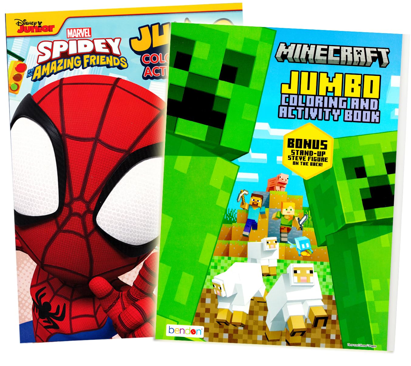 Kids Coloring & Activity Books for Boys Ages 4-8 Featuring Sonic The Hedgehog,Pokemon Bundle with Coloring Utensils, Stickers, and More