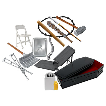 Hardcore Coffin 15 Piece Accessory Set for Wrestling Action Figures