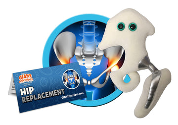 GIANT MICROBES Hip Replacement Plush, Get Well Gift, Hip Surgery Recovery, Hip Replacement Gifts, Orthopedic Surgeon Gifts, Hip Surgery, Chiropractic
