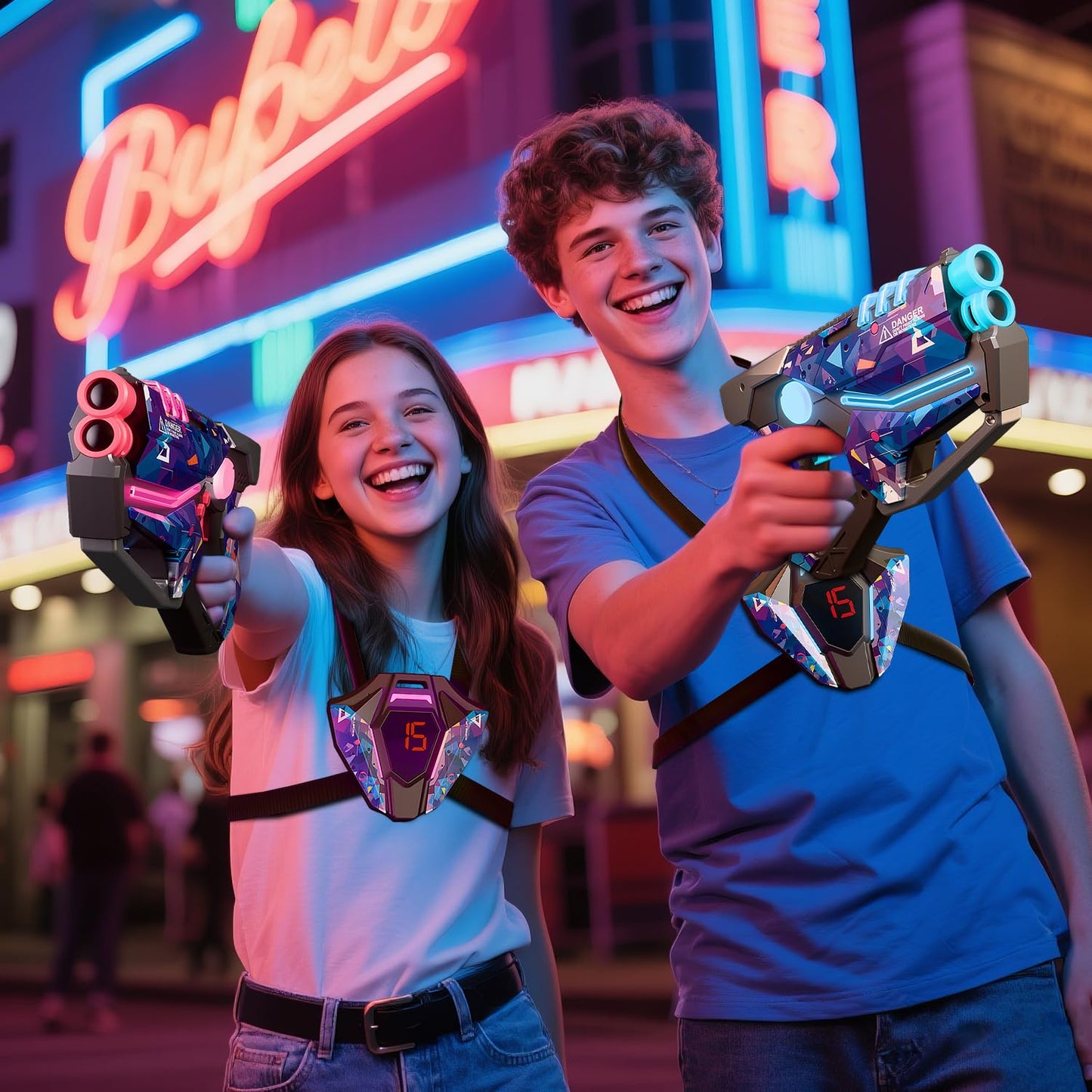Laser Tag Set of 4, Gifts for 8 9 10 11 12 13 Year Old Boy Birthday