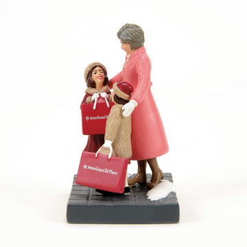 Department 56 Christmas in the City Village Accessories American Girl Table for Five Figurine, 2.76 Inch, Multicolor
