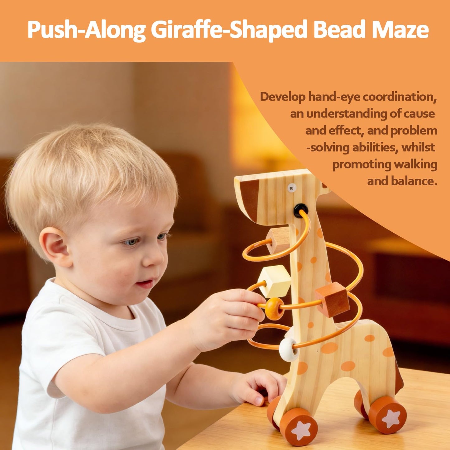 Smartwo Wooden Montessori Toys,Montessori Baby Blocks Toy for 12-18 Months,Shape Sorting,Xylophone,Development Toys for Girls Boys Birthday Chiristmas