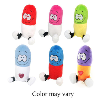 Just For Laughs Giggling Happy Pill Plush