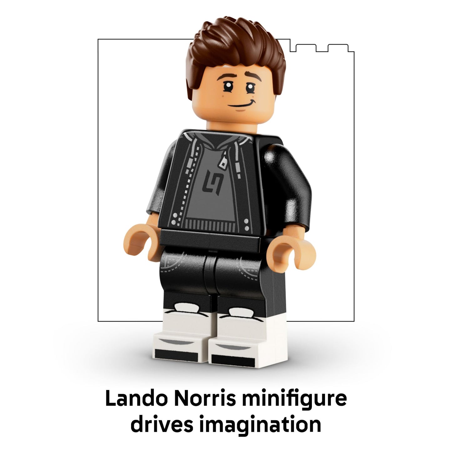 LEGO Editions McLaren MasterCard F1 Team Lando Norris Helmet - Building Set for Adults, Ages 18+ - F1 Bedroom, Office or Shelf Decor for Fans - Gift