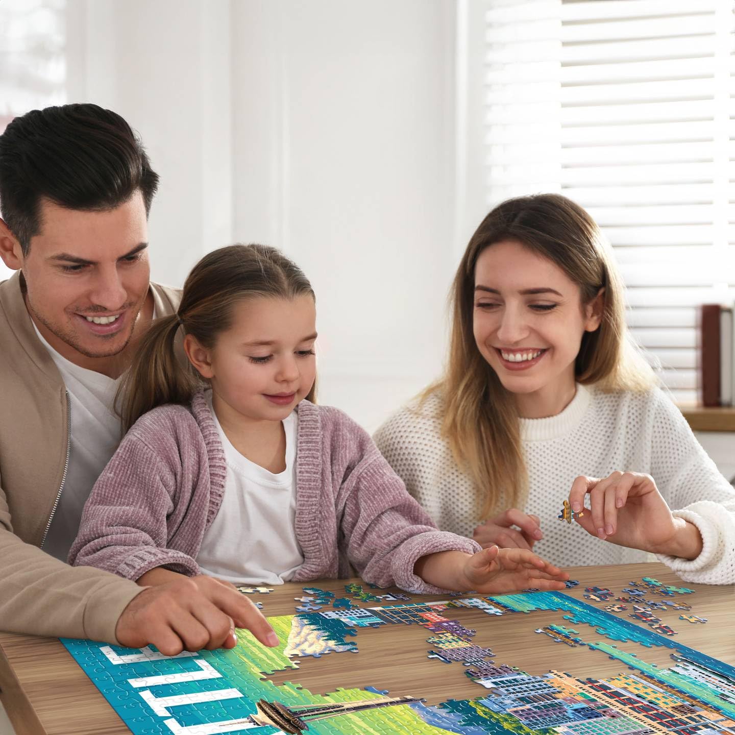 Boardwalk Seattle 500 Piece Jigsaw Puzzle Scenic City Washington Puzzles with Premium Box, Gift for Adults and Family 16"x20"