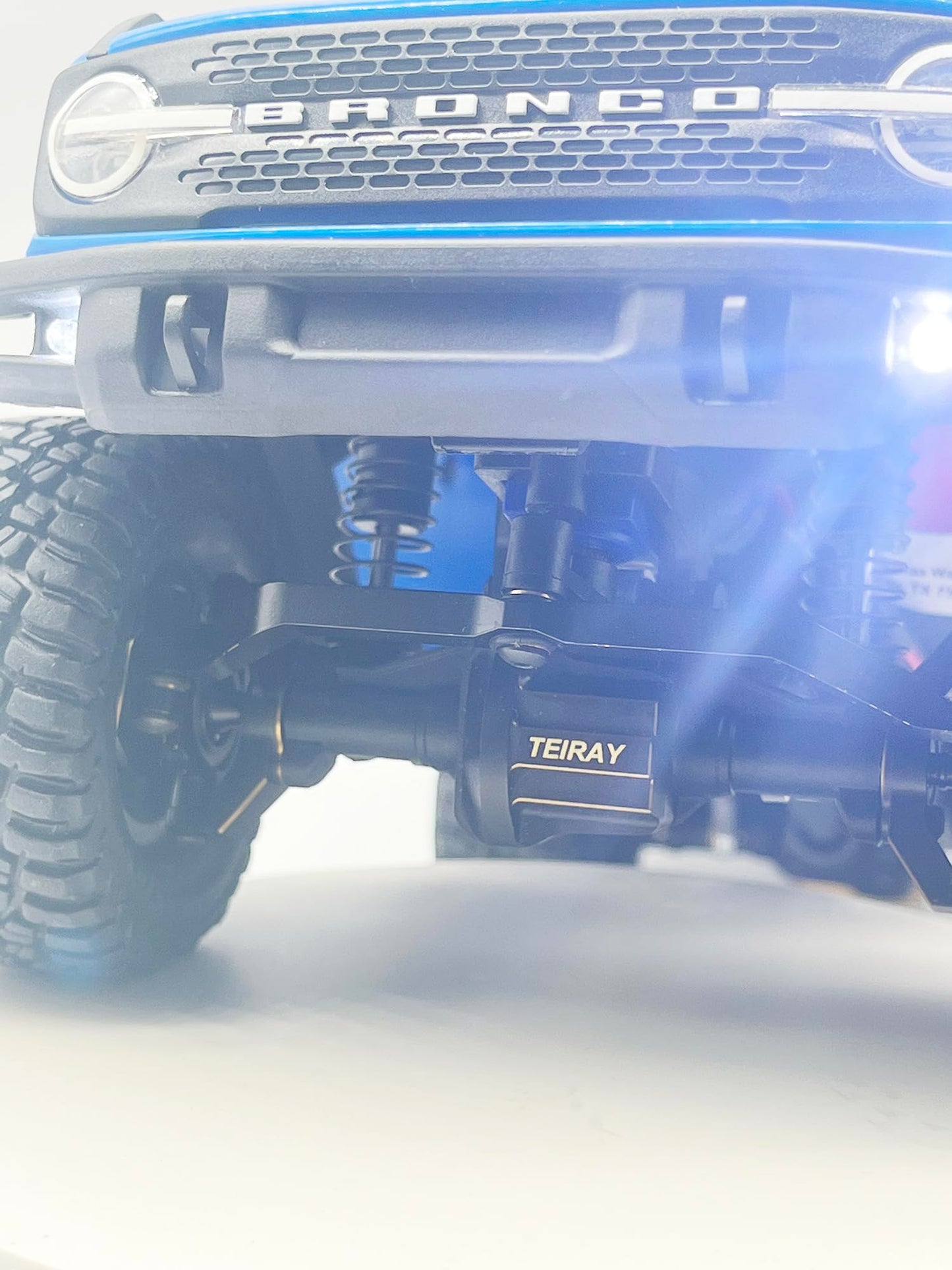 TEIRAY Trx4m Upgrades Brass Knuckle Steering Blocks and Caster Blocks C-Hubs, Steering Links,Front Rear Axle Diff Covers for Traxxas TRX4M 1/18
