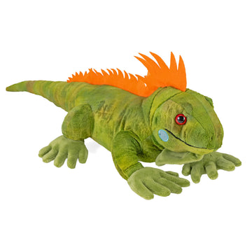 Wild Republic Iguana Plush, Stuffed Animal, Plush Toy, Kids Gifts, Cuddlekins, 15 Inches, Multi (12905)
