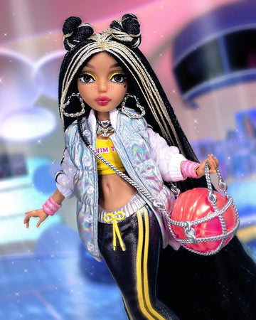 MERMAZE MERMAIDZ Jordie Color Change Fashion Doll, Stylish Hair & Tail, Poseable, Ages 4-12, 580836 , 13.5 Inch