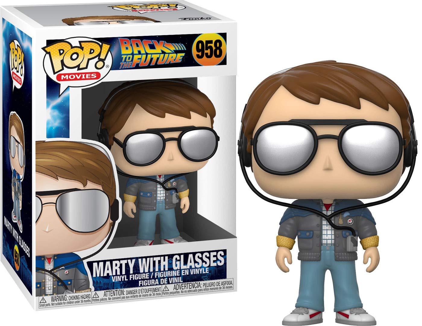 Funko POP! Movies: Back to the Future - Marty McFly with Glasses