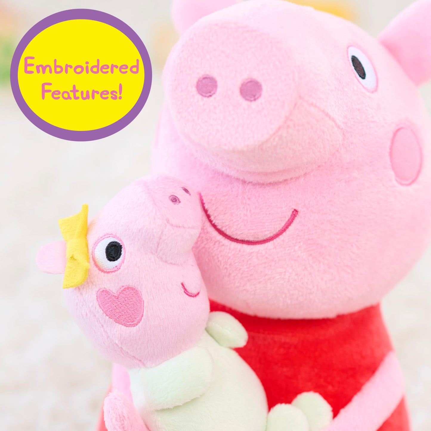 Peppa Pig Lil Friends Big Sis 11.5-inch Plush Stuffed Animal