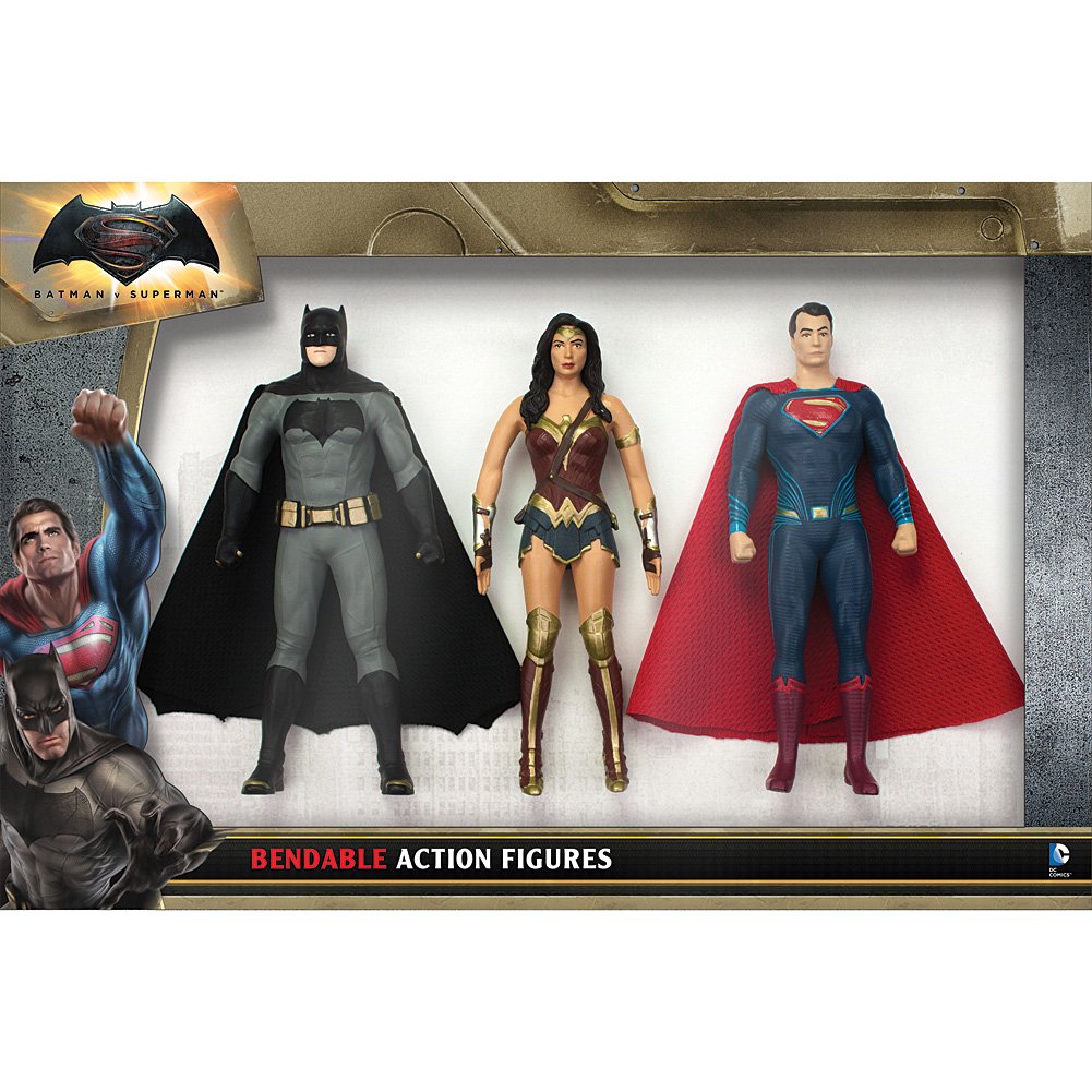 NJ Croce Batman Vs Superman Action Figure Boxed Set, Multicolor, 8", for 36 months to 1500 months