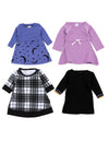 Leveret Variety Doll Dress Pack Fits American Girl Doll (Pack of 4) Matching with Our Dresses (Option 7)