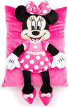 Jay Franco Disney Minnie Mouse Kids 3D Snuggle Pillow, 15 x 11 Inches - Super Soft Polyester Microfiber Plush Stuffed Animal, Gift for Kids, Pink
