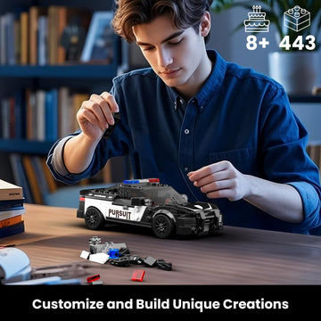Mould King Speed Champion Hellcat Car Building Kits, MOC Racing Car Toys Model, Vehicle Blocks Set Suitable for Boys to Build, House Decoration Gifts