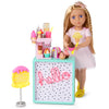 Glitter Girls - 14-Inch Fashion Doll & Play Food Set - Blonde Hair & Violet Eyes - Play Food & Pet Comb - Accessories for 14-Inch Dolls - Toy for Kids