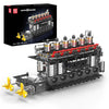 Mould King 10209 Aircraft Carrier Engine Building Blocks Set, Inline 6-Cylinder Military Aviation Carrier Engine Model Kit, Collectible Construction