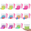Minyaluck Play Sand Bulk Kit,6 Color 5.3 Lb Magic 48 Molds,Sensory Toy Art Moldable Self-Sticking Kids Bulk Sand for Valentine's Day Classroom Home