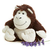 warmies Microwavable & Weighted Stuffed Animals, Monkey - Heated Stuffed Animal Plushie for Warmth & Comfort - Cute Soft Plush Toys for Adults