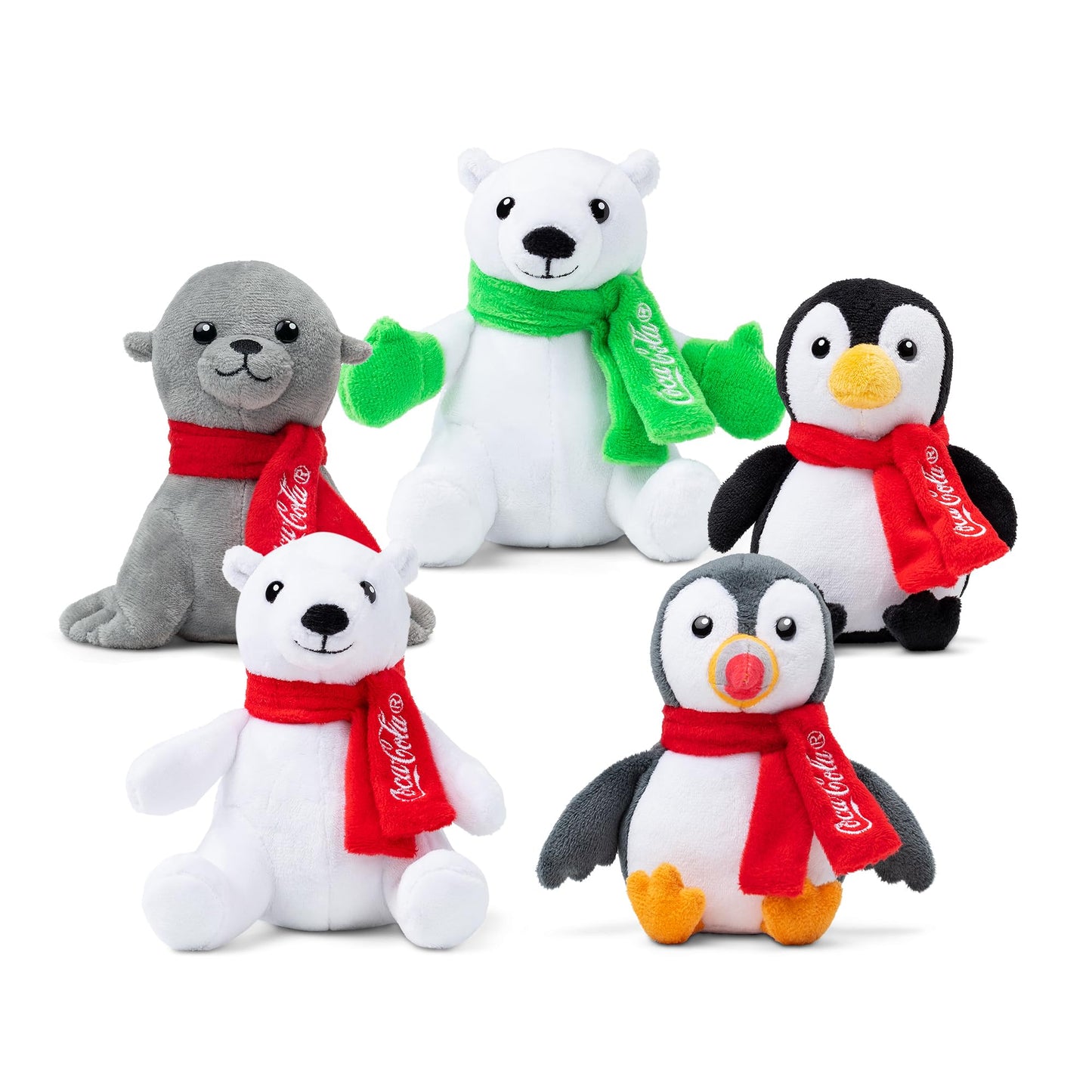 Coca-Cola Pop Cans! Collectible 5" Plush Stuffed Animal in 12oz Can - Character Will Vary - Collect Them All!