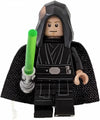 Luke Skywalker Jedi Master (Black Hand), Hood, Cape and Lightsaber - Lego Star Wars Minifigure
