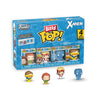 Funko Pop! Bitty: X-Men - Jean Grey, Angel, Iceman, and Cyclops - 0.9 Inch (2.2 Cm) - Anime Collectable - Gift Idea - Stackable Display Shelf Included