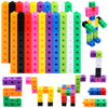 HSDAV 200 Pcs Math Linking Cubes - 10 Colors Connecting Counting Snap Blocks, Math Manipulatives for Early Math & Construction, Educational Toy