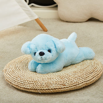 Glow Guards 15'' Blue Light up Puppy Dog Stuffed Animal Soft Plush Toy Pillow with LED Night Lights Glow Bedtime Pal Christmas Children's Day Birthday