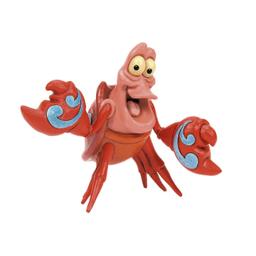 Enesco Disney Traditions Collection by Jim Shore The Little Mermaid Sebastian The Crab Miniature Figurine- Resin Hand Painted Crafted Collectible