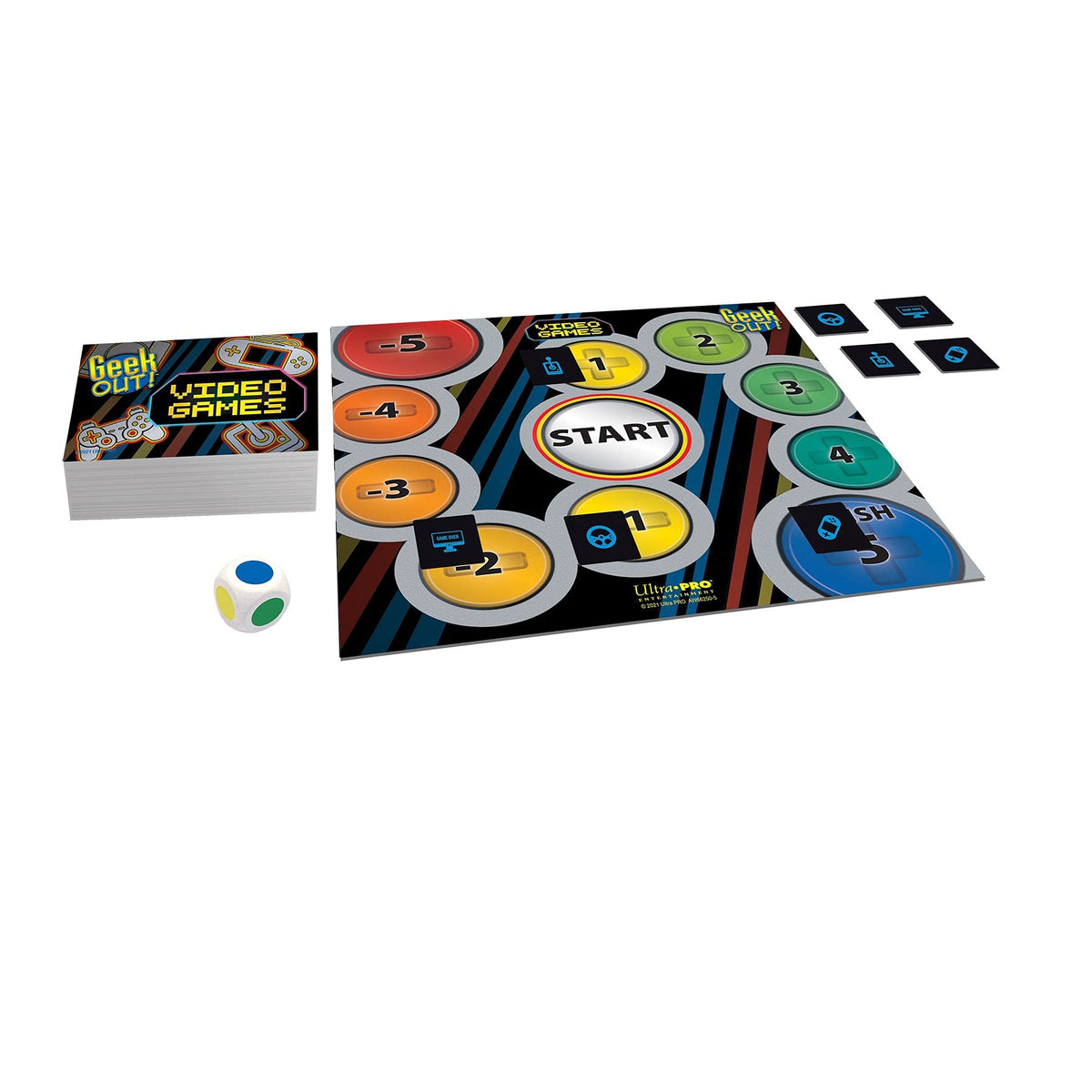 Geek Out! Video Game: Trivia Game for Friends and Family, the Game for Gamers! Fast-Paced Card Game, Geek Out Against Friends