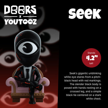 Youtooz Seek 4.2" Figure - Doors Collectible Action Figure Based on The Hit Video Game, Black