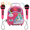 Kids Karaoke Machine with 2 Microphones Bluetooth Toddler Karaoke Speaker for Girls Boys Children Singing Machine Include Voice Changer Gift for