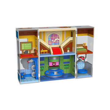 Funko Pop! Bitty Boxes: X-Men - The X-Mansion Playset - Wolverine and Professor X - Collectable Display Case with Interior Scene and Storage - Gift