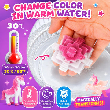 Unicorn & Axolotl 2 in 1 Sand and Water Table, Sensory Table With sand
