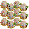3D Beach Island Gingerbread House Craft Kit VBS 2026, Makes 12