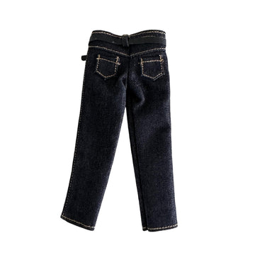 1/12 Action Figure Clothes,Straight Pants for 6" Male Action Figures,1:12 Scale Action Figure Jeans,only Pants (Straight Pants-Black)