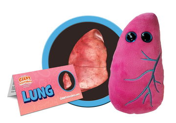 GIANT MICROBES Lung Plush, Respiratory Therapist Gifts, Pulmonology Gifts, Respiratory Therapy Gift, Lung Cancer Survivor Gift, Anatomy Model, Anatomy