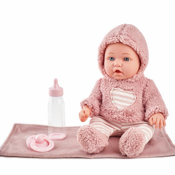 eDollable 12 inch My First Baby Doll Toy playset with Accessories and Clothes in Gift Box, Ideal Gift for 3+ Years Old Girls Toddlers