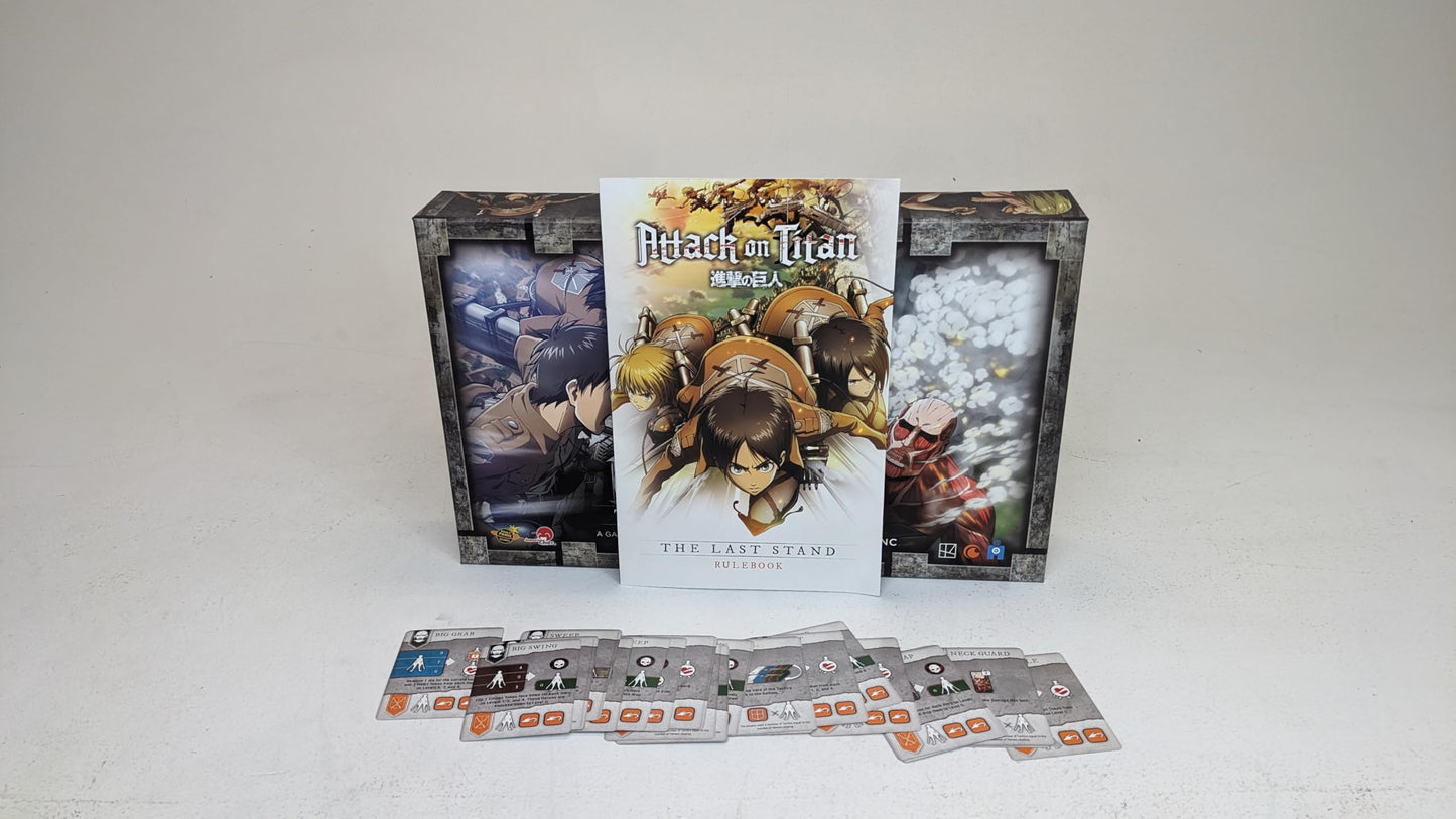 Japanime Games Attack on Titan: Last Stand Board Game | from The Creator of 7 Wonders Duel | Become a Titan or Team up to Take It Down | 2-5 Players |