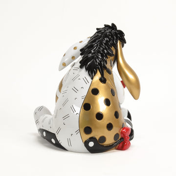 Enesco Disney Britto Winnie the Pooh Eeyore Butterfly Midas Figurine, 6.38 Inch, Multicolor